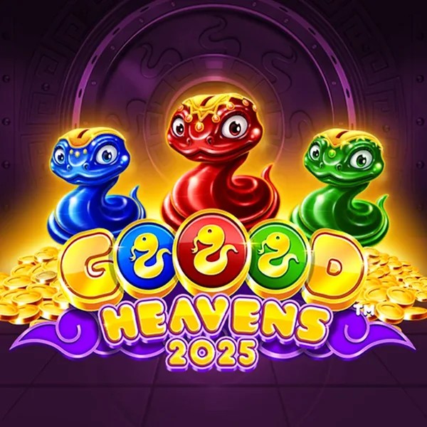 Goood Heavens game by Rarestone Gaming – logo hosted on Spinmacho Casino