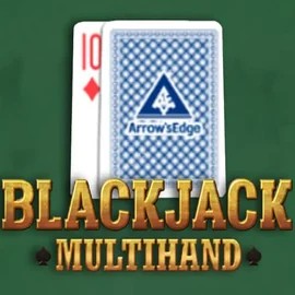 Multihand Blackjack online game logo by Pragmatic Play on spin-macho.eu